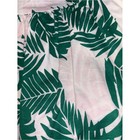 Janie And Jack White Dress With Green And Pink Leaf Print