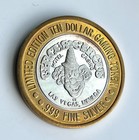 Circus Circus Hotel Casino Las Vegas  10 Casino Gaming Token  999 Silver