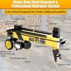7 Ton Electric Hydraulic Log Splitter 1500w Horizontal Detachable Cross Blade Us
