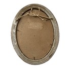 Vintage Antique Copper Plate Art Framed Picture Of Asian Man