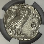 Attica Athens 440 Athenian Owl Ngc Choice Xf Ancient Silver Tetradrachm Coin 365