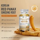 Korean Panax Ginseng 1600mg 120 Capsules - Extra Strength Non-gmo   Gluten-free