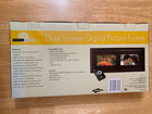 Dual Screen Digital Picture Frame 7    Color Lcd Display Digital Decor New