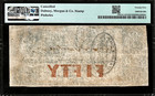 Aug 3  1861 Charleston South Carolina Obsolete Banknote  50 Note G68b Pmg Vf25
