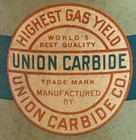 Antique Gold Miners Union Carbide 2lb Tin Advertisement  ey 