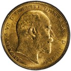 1908-m Sovereign Pcgs Ms61 Edward Vii Rare Coin