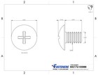1 4-20 X 3 8  Phillips Truss Head Machine Screws Stainless Steel 18-8 Qty 500