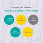 Waterproof Bamboo Bassinet Mattress Pad Cover For Chicco Lullaglide 3-in-1 2pack
