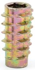 E-z Lok 1 4-20 X 20mm Die Cast Zinc Hex-drive Threaded Insert For Wood  100 Pcs 