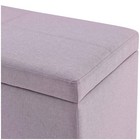 Rectangular Lift Top Storage Ottoman Bench Footrest Footstool Bench Seat Home