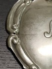 Vintage Tin Coffin Plate  at Rest    Old Funeral Casket Plaque