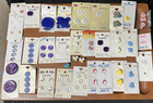Novelty Button Lot Dalmatian Bees Ducks Owls Bears Elephants Pigs Cats Carded
