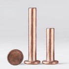 Red Copper Domed Head flat Head Solid Rivets 1 5mm 2mm 2 5mm 3mm 4mm 5mm 6mm 8mm