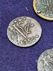 6 Antique Netherlands Dutch Voc Duit 18th Century Coin Lot 4 925 Silver Pendant