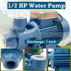Self-priming 1 2hp Clear Water Pump Electric Transfer Centrifugal Pond Pool Farm