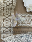 10 1y Mixed Lot Floral Lace Trim Ribbon For Junk Journals  Doll Clothes   Crafts