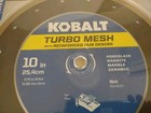 New Sealed Kobalt 2636232  10  Turbo Mesh Diamond Blade W  Reinforced Hub Design