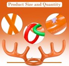 2 Pack Inflatable Reindeer Ring Toss Game Outdoor Indoor Christmas Party Family