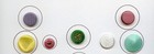 Amazing 9 X 12 Collector s Card--35 Total   design In Glass  Moonglow Buttons