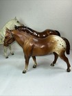 Vintage Breyer Molding Co  Toy Horse Appaloosa And Others Lot Of 3