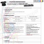 Forever Subli-flex 202  Sublimation Heat Transfer Paper For Dark T-shirt Fabrics