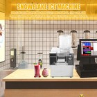 Commercial Snowflake Machine Ice Shaver Snow Cone Shaving Maker Adjustable Speed