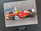 Michael Schumacher Genuine Hand Signed Ferrari F2002 Factory F1 Photo Coa