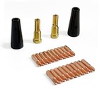 Timelydu 24pcs Flux Core Gasless Nozzles Welding Gun  035  Kit  Kit