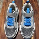Yeskis Light Up Shoes Flashing Led Sneakers Toddler Boys Grey And Blue Us Size 4