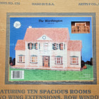 The Worthington Dollhouse Kit By Artply Model 136 Vintage New In Box 1 12 Scale