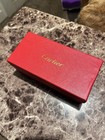 Cartier Ct0589s 004w Rimless Clear Metal Geometric Eyeglass Frames Case   Box