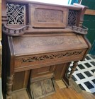 1800s Moore Organ Co Pump Organ Beautiful Woodwork   Price Reduced  