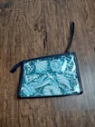 Vera Bradley Libson Medallion Cool Clear Beach Wristlet Cosmetic Bag