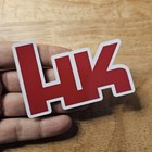 Hk Vinyl Sticker - Heckler   Koch - Gun - Sporting Goods - Shooting