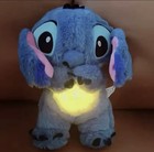 Stitch Plush Doll Breathing Light Child Soothes Toys Pink Anime Cute Baby Music