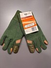Vintage Wolverine Wool Shooting Glove Size Med Brown Leather Trim   Made In Usa