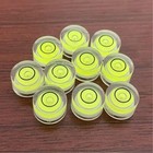 10pcs Bubble Levels Mini Circular Bullseye Bubble Level Small Round Spirit Level