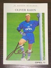 1997 1998 Oliver Kahn Signed Bayern Munich Club Card Germany Auto