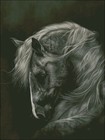 The Black Horse 2 - Diy Chart Counted Cross Stitch Patterns Needlework Dmc Color