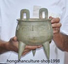 9 2   Chinese Ancient Dynasty Bronze Beast Pattern Statue Incense Burner Censer