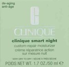 Clinique Smart Night Custom-repair Moisturizer 1 7 Oz 50ml Very Dry To Dry 1 Nib