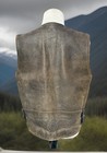 Harley Davidson Billings Distressed Brown Leather Vest Men s Large Biker