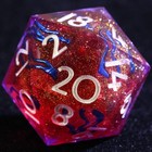 9 Polyhedral Resin D d Set Of Dice Frost Vein For Dungeons Dragons Rpg