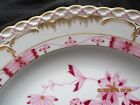 Rare Kpm Berlin Hand Painted Flowers dragonfly Royal Antique Plate 