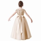 Flower Girls Sequins Pageant Dress Princess Birthday Party Bridesmaid Prom Gowns