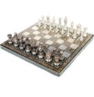 Premium Brass Made Chess Board Game Set   All Brass Pieces