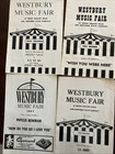 Big Lot 16 Vintage Westbury Music Fair Playbills   Souvenir Programs 1950      s