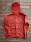 Vintage 50s Hoodie Sweatshirt M l Sun Fade Distressed Red Zip Up Cotton Emar Zip