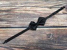 Men s Luxurious Matte 100  Satin Silk Pre-tied Bowtie Solid Diamond Bow Black