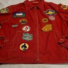 Vintage 1950s Bsa Jacket Named Hal Felty 1957 Valley Forge Jamboree Patches